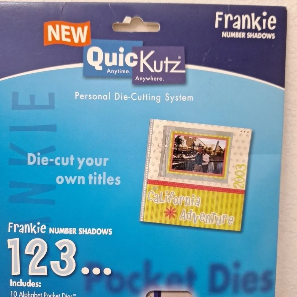 NEW SEALED Vintage QuicKutz FRANKIE 1 1/4